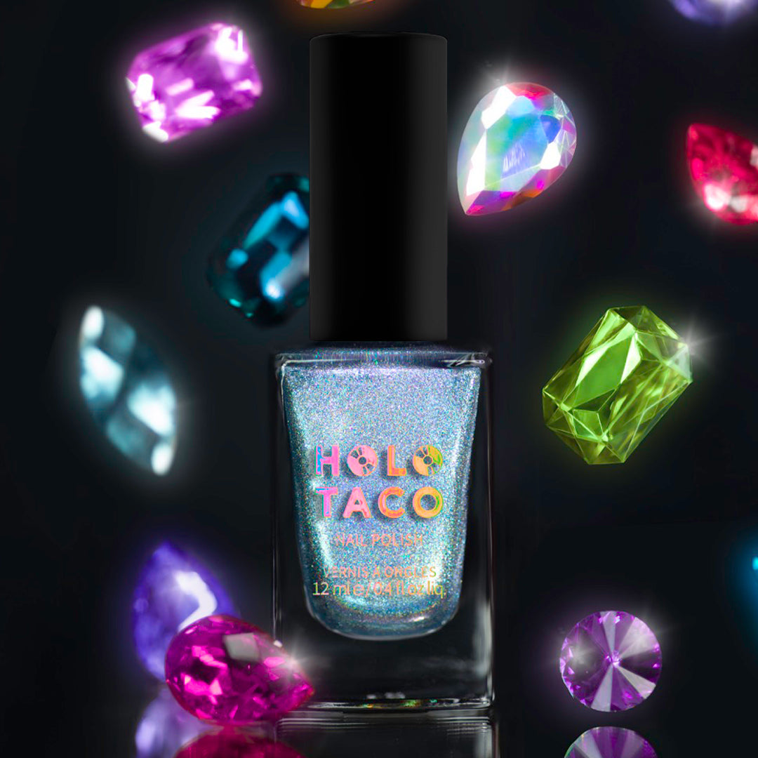 Holo Taco | Happily Ever Aqua | Nail Polish | Blue - Teal | Holographic