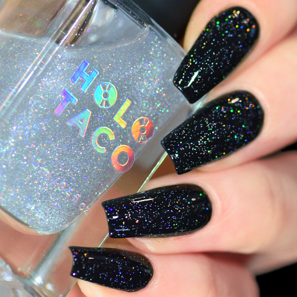 Scattered Holo Taco over One-Coat Black