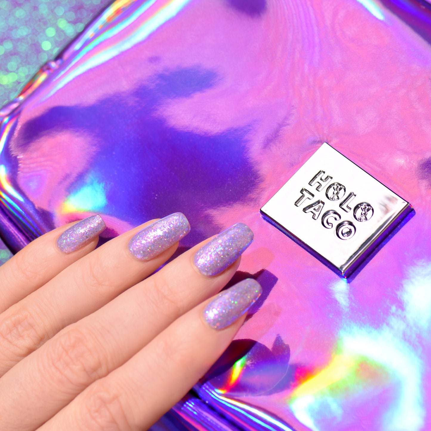 Purple Holo Pouch