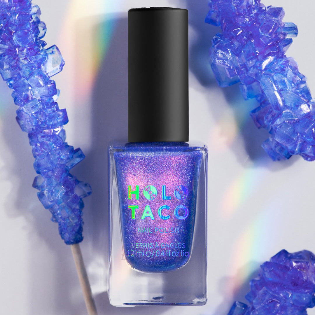 Holo Taco | Blue Rizzler | Nail Polish | Blue - Indigo | Holographic ...