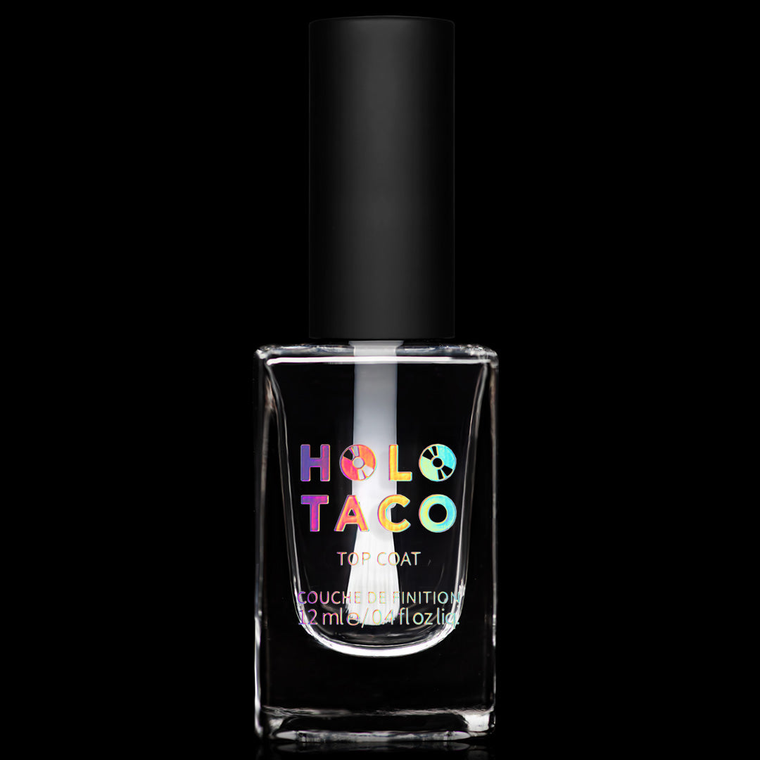 Holo Taco | One-Coat Black | Nail Polish | Black | Creme