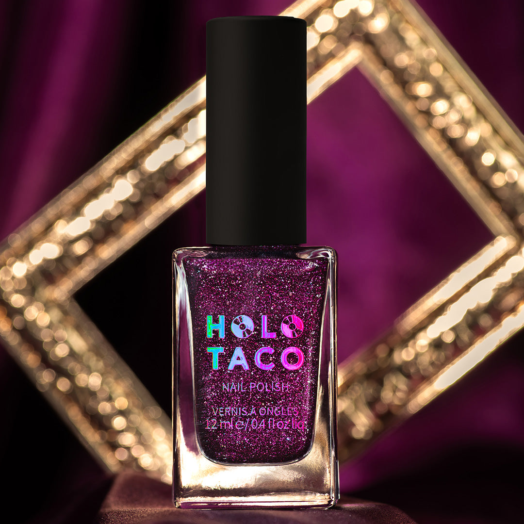 Holo Taco | One-Coat Black | Nail Polish | Black | Creme