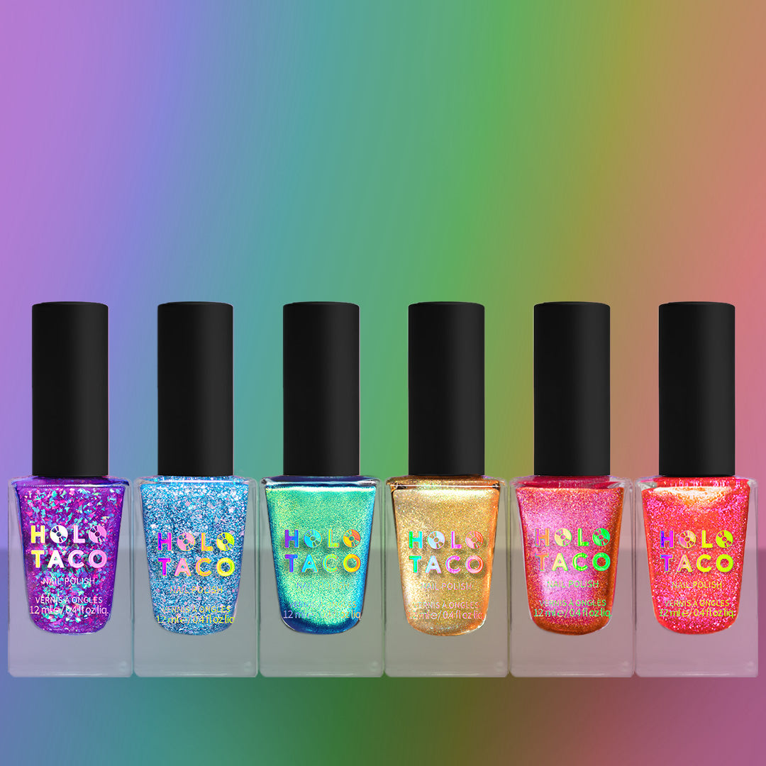 Holo Taco | Menchie The Cat | Nail Polish | Pink | Glitter