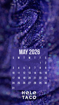 HT - 2026 Virtual Calendar - 5Mobile Backgrounds
