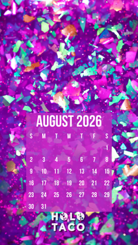 HT - 2026 Virtual Calendar - 8Mobile Backgrounds