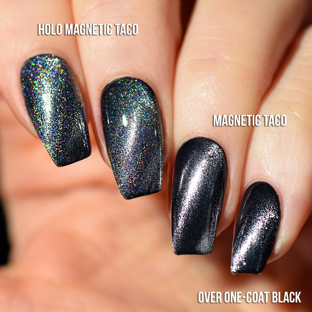 Holo Taco | Holo Magnetic Taco | Nail Polish | Silver