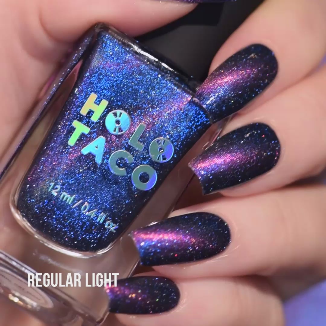 Holo Taco | Cool Cat Mom | Nail Polish | Blue - Purple - Indigo