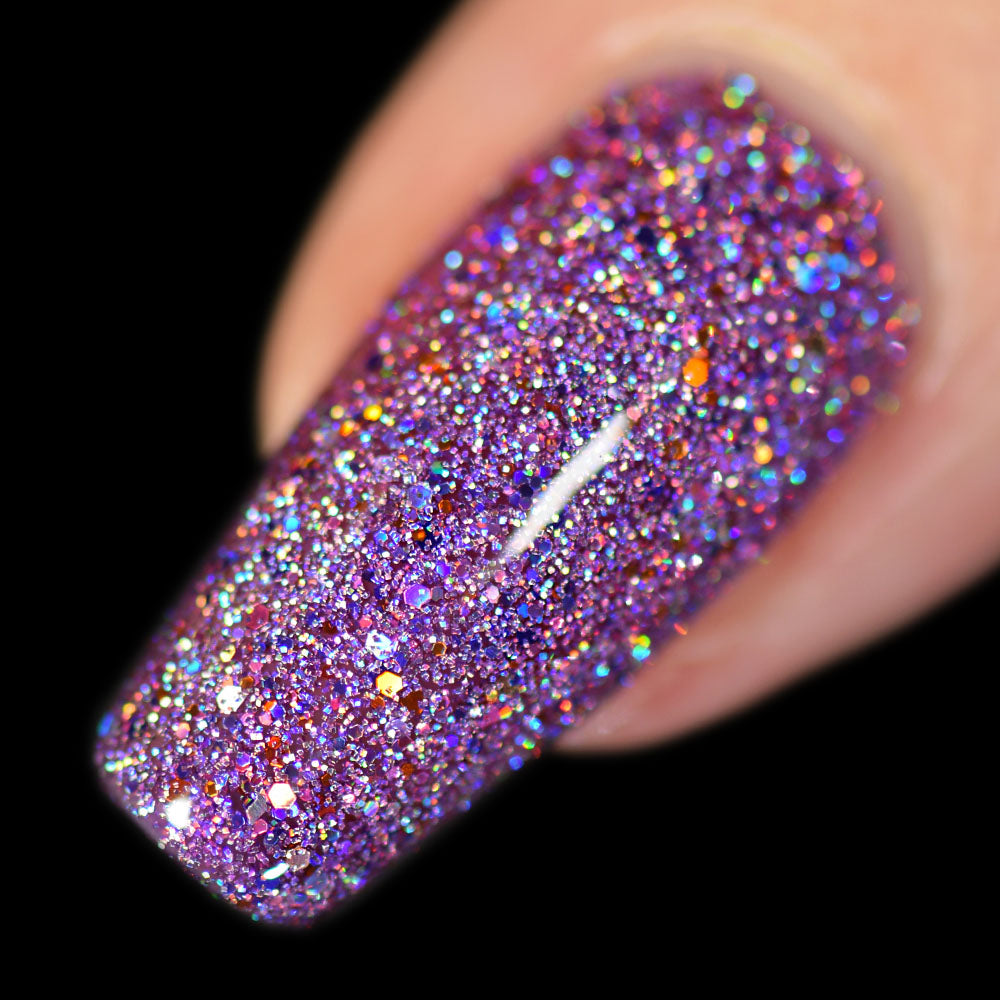 Glitterally Purple