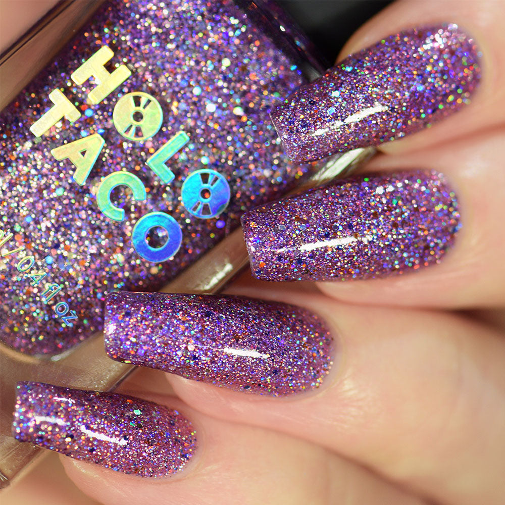 Glitterally Purple