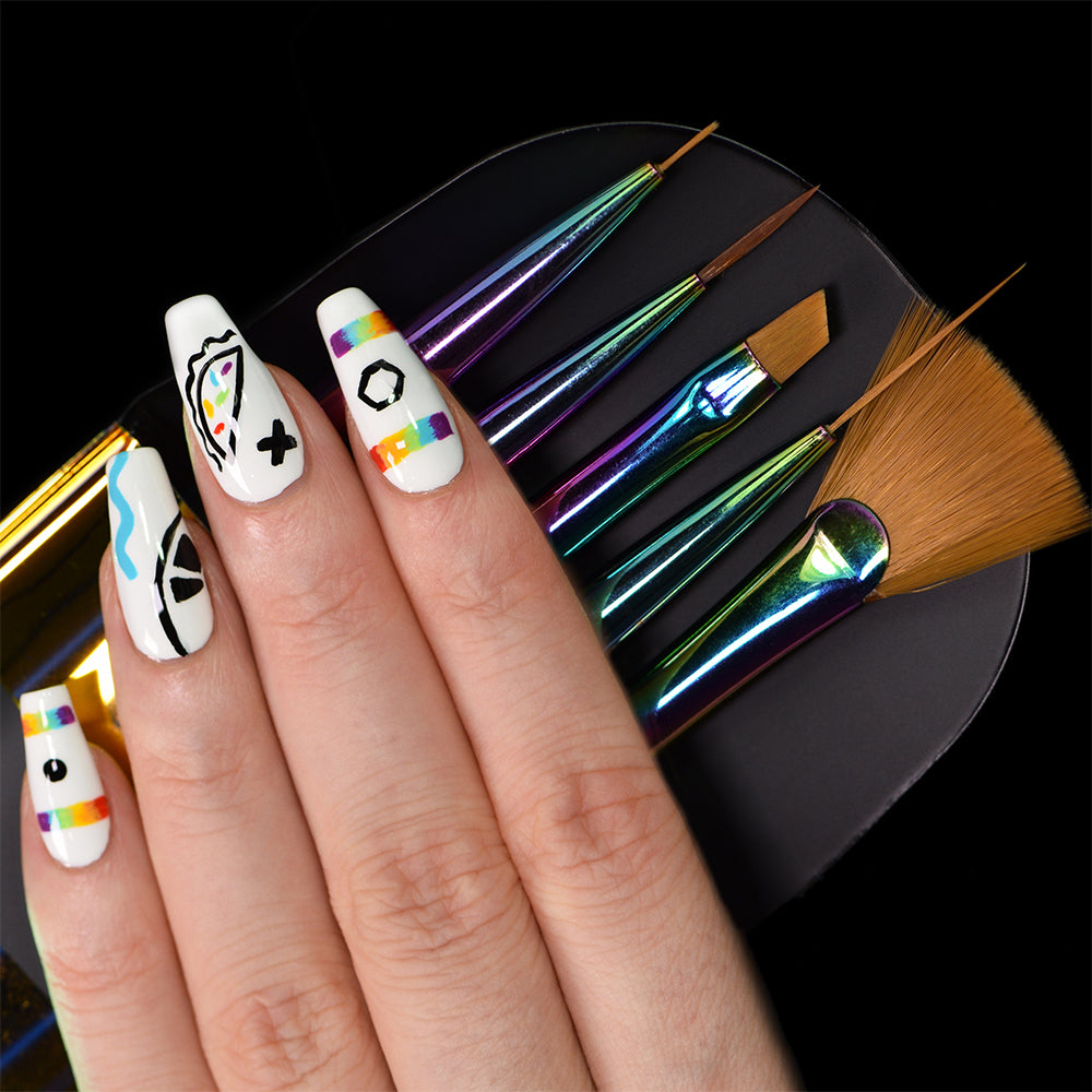 Designer Inspired Nail Art Stickers 24 Design Choices – Smileys Glitter  Store