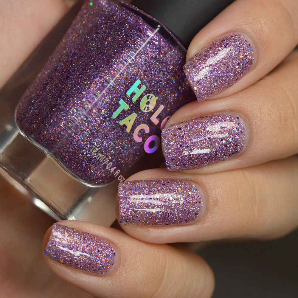 Glitterally Purple