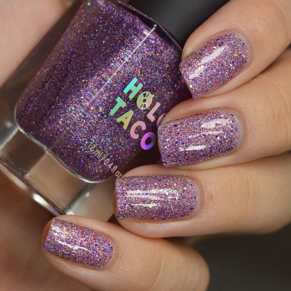 Glitterally Purple