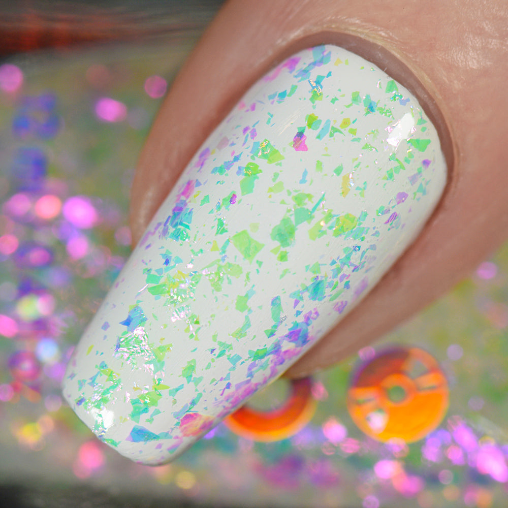 Buy Galaxy Beauty 0.5 g Holographic Unicorn Rainbow Nail Powder Silver  Chrome Mirror Laser Effect … Online at desertcartINDIA