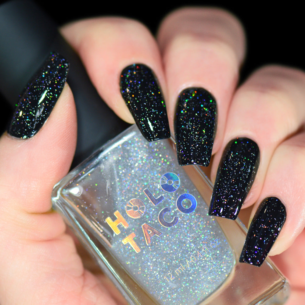 Scattered Holo Taco over One-Coat Black