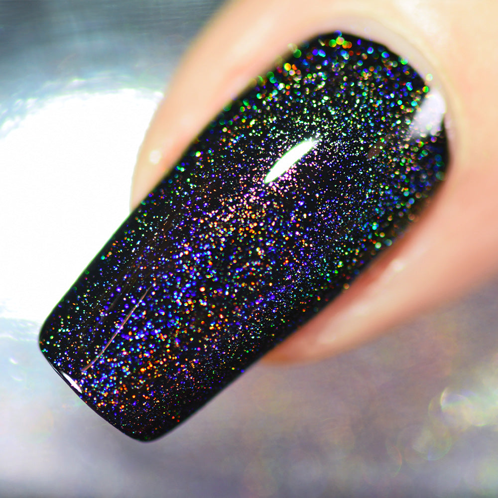 Linear Holo Taco over One-Coat Black